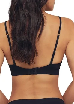 Store Ambra Bare Essentials Recycled Nylon Moulded Wirefree Bra Black