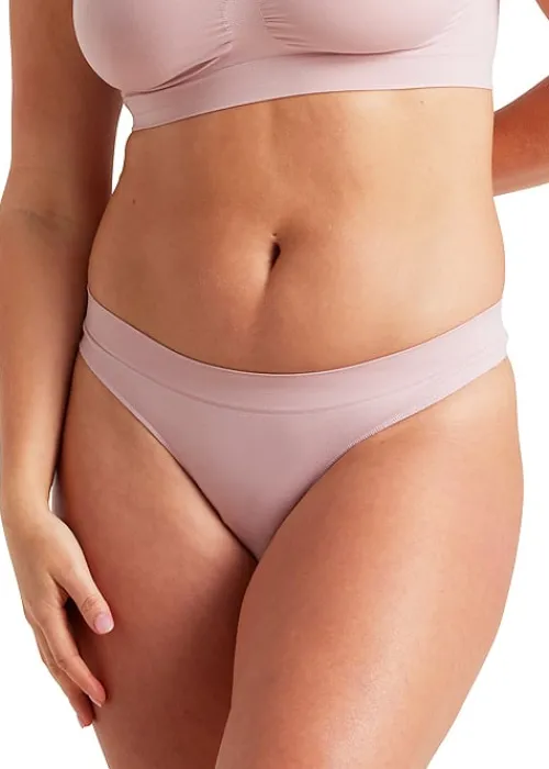 Online Ambra Bare Essentials Soft Tones Recycled Nylon G String Lilac Taupe