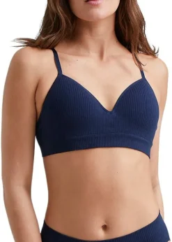 Hot Ambra Organic Cotton Rib Longline Bra