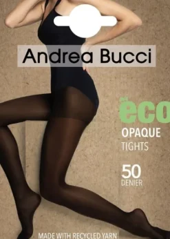 Outlet Andrea Bucci 50 Denier Recycled Yarn Opaque Tights Black
