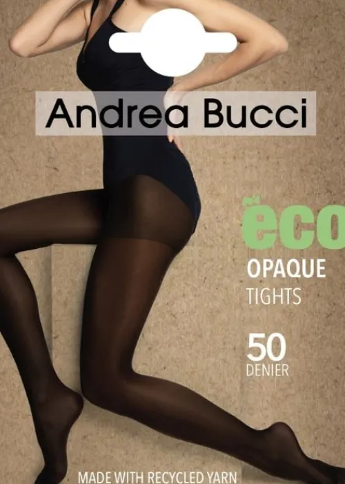 Outlet Andrea Bucci 50 Denier Recycled Yarn Opaque Tights Black