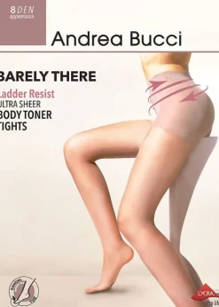 Discount Andrea Bucci Barely There Ladder Resist Bodytoner Tights Natural Tan