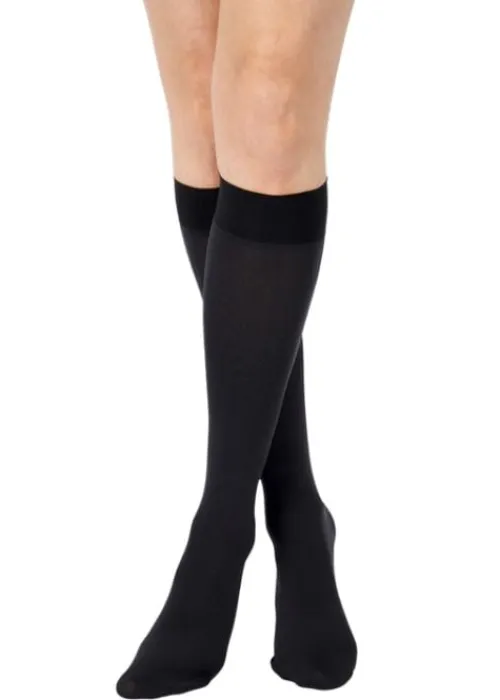 Store Aristoc 80 Denier Opaque Smooth Knee Highs Black