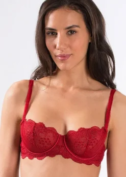 Cheap Aubade A L Amour Half Cup Bra Darling Rouge