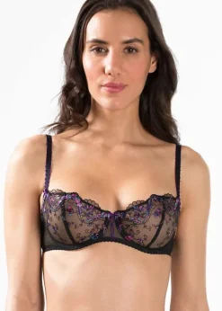 Store Aubade Femme Romantique Half Cup Bra Noir Venus