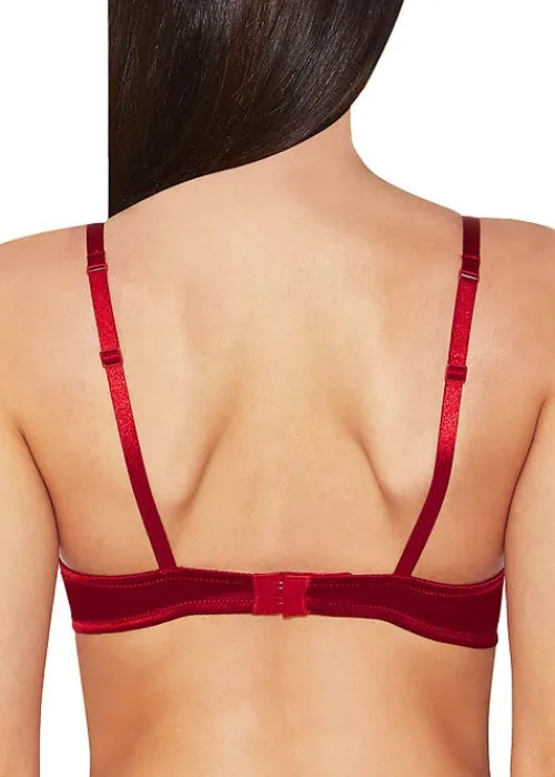 Discount Aubade Precieux Amour Push Up Bra Rouge Black