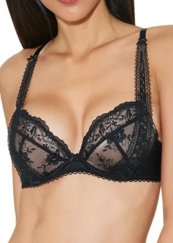 Cheap Aubade Rive Gauche Passion Plunge Bra Black