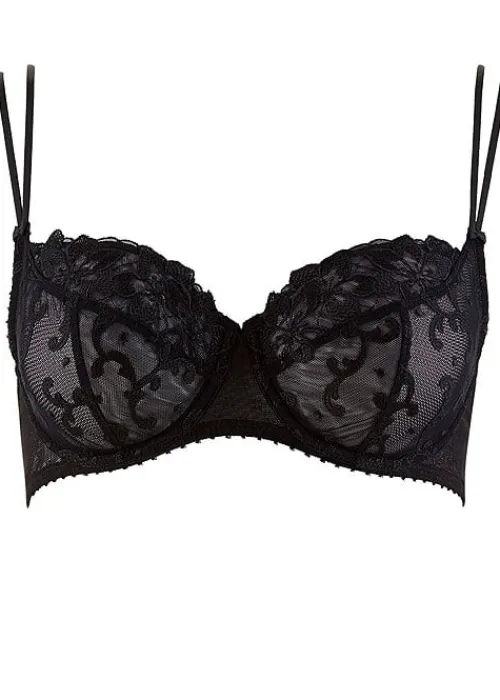 Discount Aubade Wandering Love Balconette Bra Black