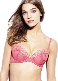 Hot Aubade Wandering Love Pink Plunge Bra Dream Pink