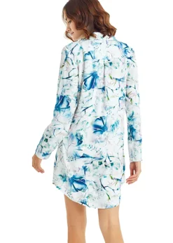 Best Sale Blackspade Blooming Flower Nightshirt Blooming Print