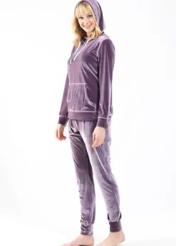 Best Blackspade Velvet Long Pyjama Set