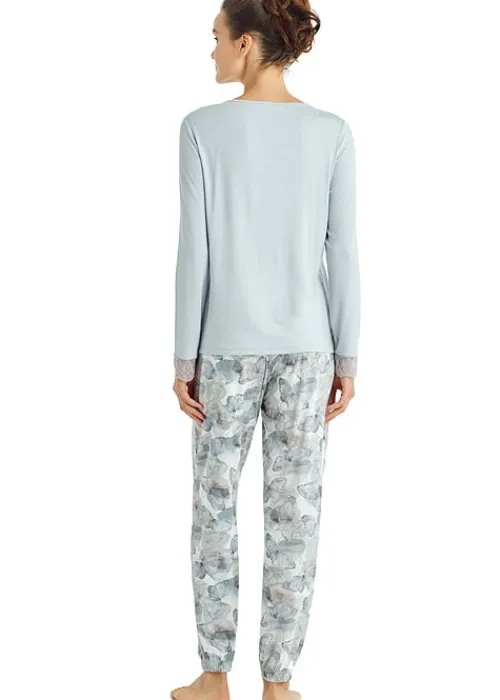 Fashion Blackspade Winter Vibes Cuffed Long Pj Set Winter Grey