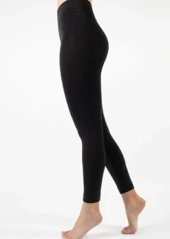 New Cette Thermal Fleece Lined Footless Tights Black