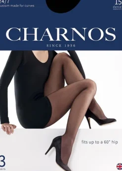 Online Charnos 24/7 Sheer Tights With Added Back Panel 3 Pair Pack