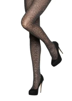 Flash Sale Charnos Animal Mesh Tights Grey