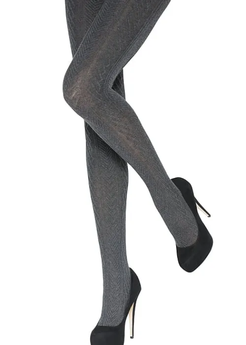 Sale Charnos Cotton Chevron Tights