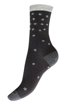 Best Charnos Moon And Stars Socks 3Pp Charcoal Mix