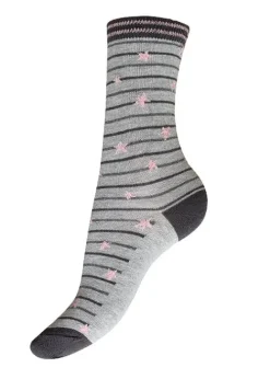Best Charnos Moon And Stars Socks 3Pp Charcoal Mix
