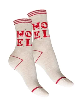Cheap Charnos Noel Christmas Stud Socks Beige Mix Socks
