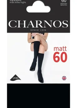 Cheap Charnos Opaque 60 Denier Matt Knee Highs Black