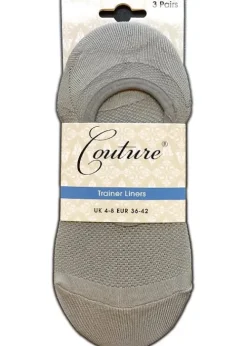 Discount Couture Trainer Liners 3 Pair Pack