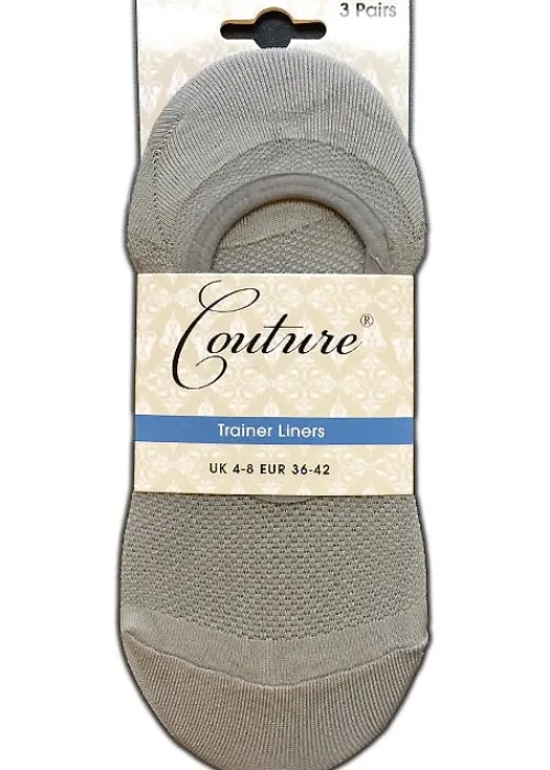 Discount Couture Trainer Liners 3 Pair Pack