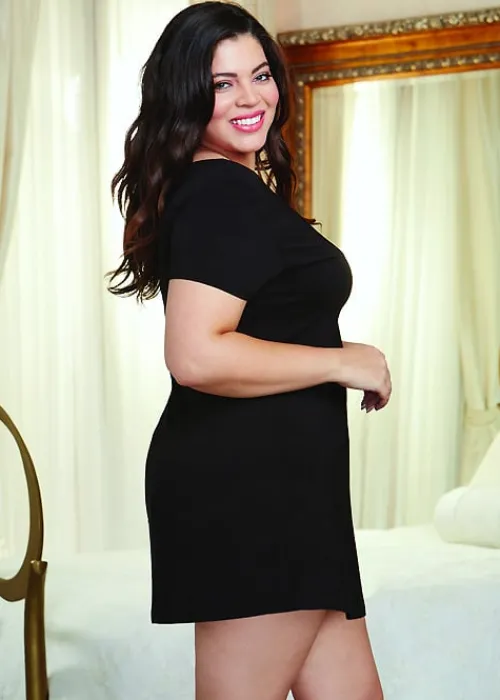 Best Dreamgirl Kiss Cap Sleeve Sleepshirt Black