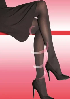 New Elbeo Active Medium Support 40 Denier Opaque Tights Cafe Creme