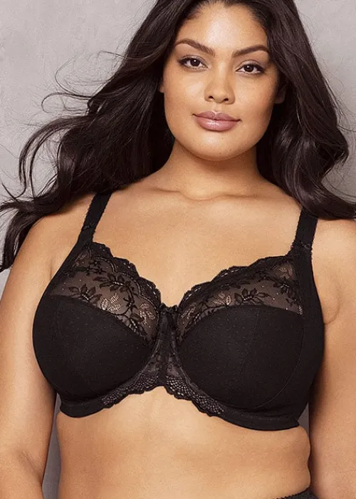Sale Elomi Meredith Underwired Banded Bra Black