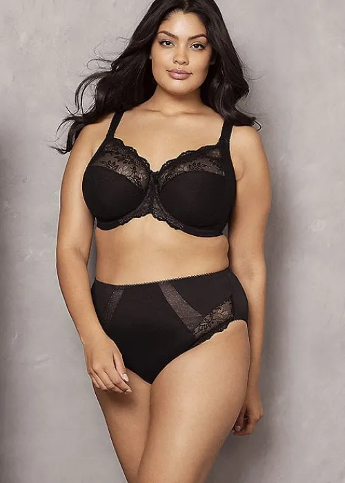 Sale Elomi Meredith Underwired Banded Bra Black