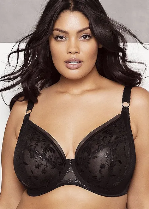 Hot Elomi Roxanne Plunge Bra Black