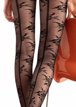 Flash Sale Fiore Velvet Rose 30 Tights Black