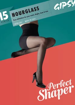 Best Gipsy Hourglass Sheer Shaper Tights Black
