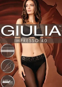 Online Giulia Impresso 40 Tights Nero