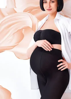 Best Sale Giulia Mama Cotton 200 Tights Nero