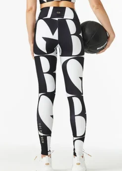 Cheap Goldbergh Jordyn Black Font Leggings Black White