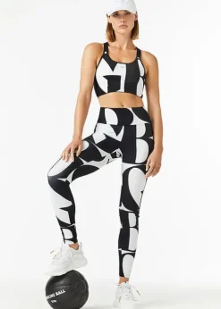 Cheap Goldbergh Jordyn Black Font Leggings Black White