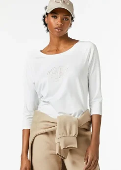 Fashion Goldbergh Raven 3/4 Sleeve Top White