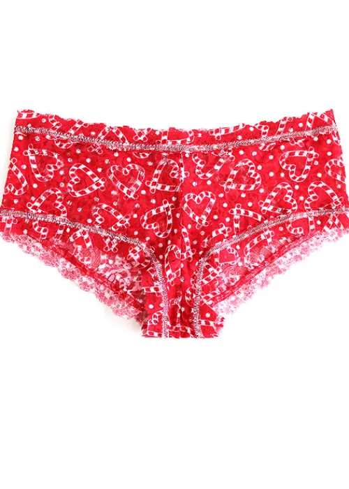 Best Sale Hanky Panky I Heart Peppermint Boy Short Red