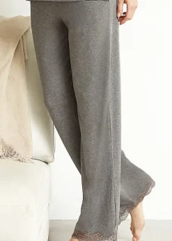 Clearance Janira Lace Urban Pyjama Set Dark Grey