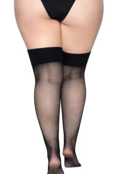 Best Sale Leg Avenue Spandex Fishnet Stockings Black