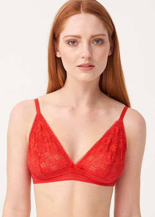 Store Lepel London Charlie Triangle Bra Red