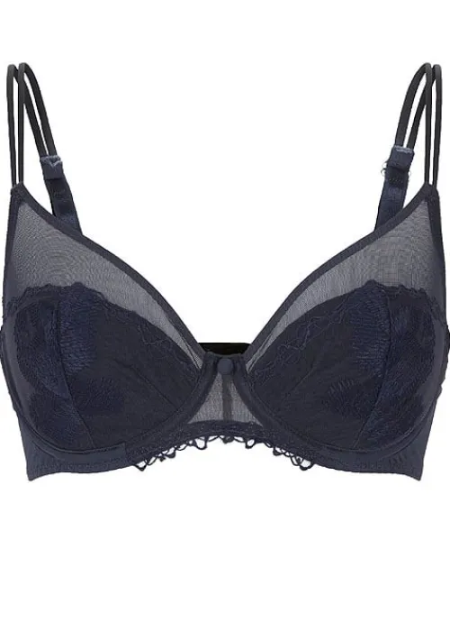 Hot LingaDore La-Notte Wire Bra Denim Blue