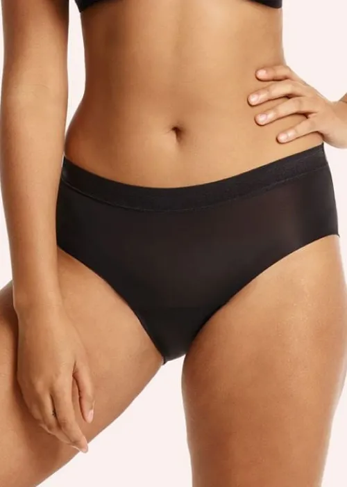 Best Love Luna For Lady Leaks Workout Midi Brief Black