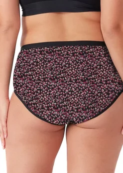 Discount Love Luna Period Cotton Full Brief Leopard Mocha