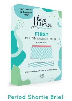 Best Love Luna Teens First Period Shortie Brief