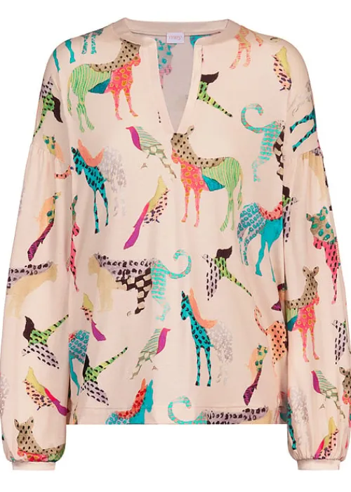 Best Sale Mey Demy Long Sleeve Top New Pearl Print