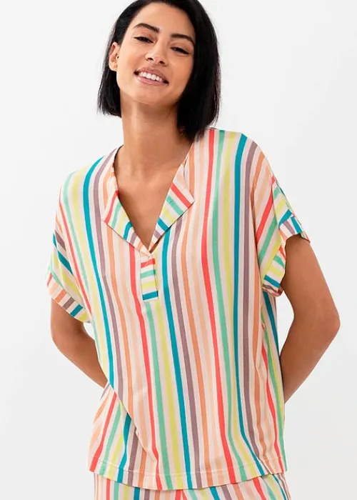 Best Sale Mey Fay Short Sleeve Top New Pearl Stripe
