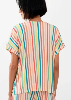 Best Sale Mey Fay Short Sleeve Top New Pearl Stripe