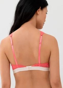 New Mey Poetry Vogue Bralette Parrot Pink